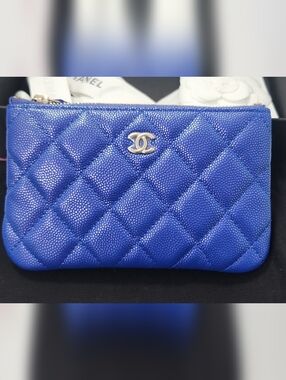 Chanel Iridescent Blue Mini O-Case